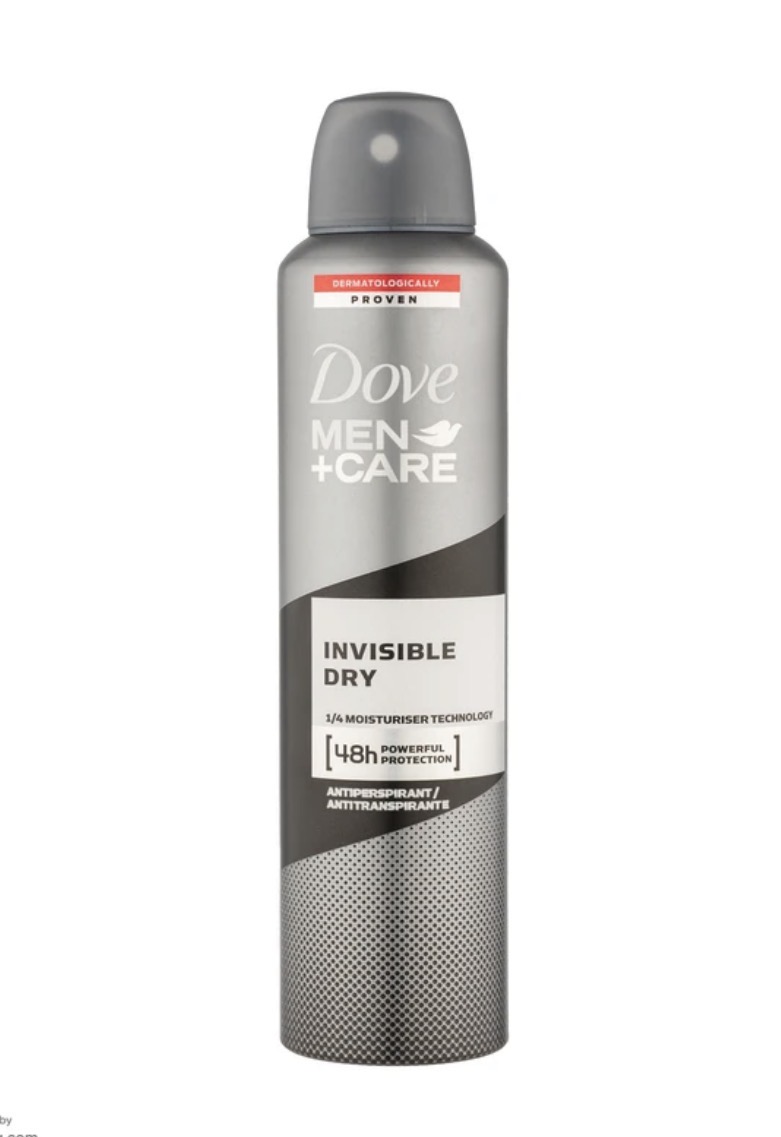 اسپری ضد تعریق مردانه داو مدل Invisible dry حجم 250 میلی لیتر
